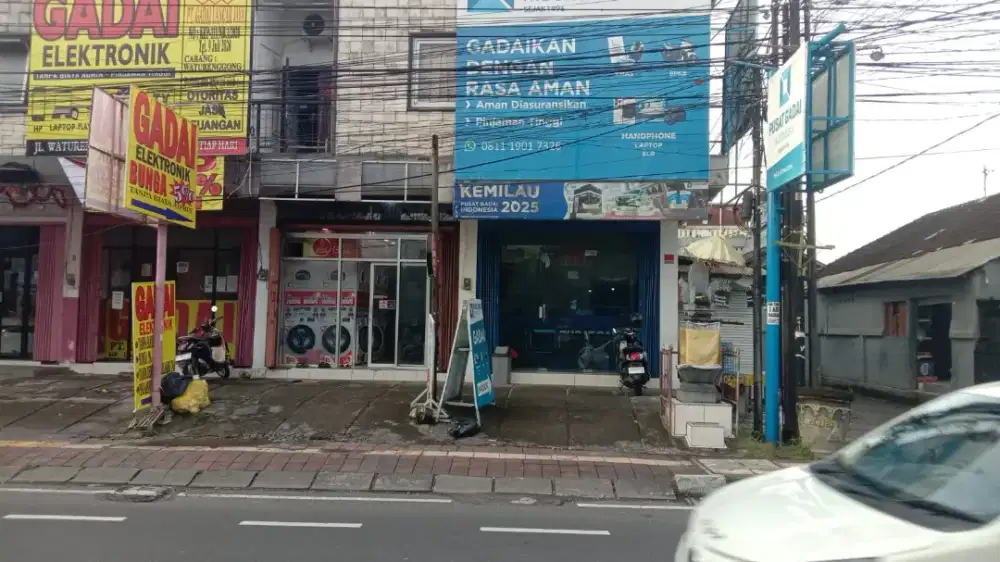 Disewakan ruko 2 lantai lokasi strategis jl waturenggong denpasar bali