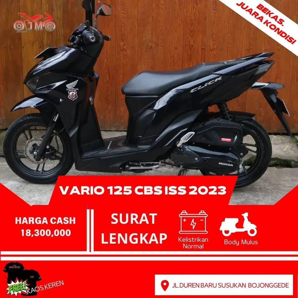 VARIO 125 CBS ISS 2023 GEN 2 SURAT LENGKAP MESIN SEGEL SIAP PAKAI