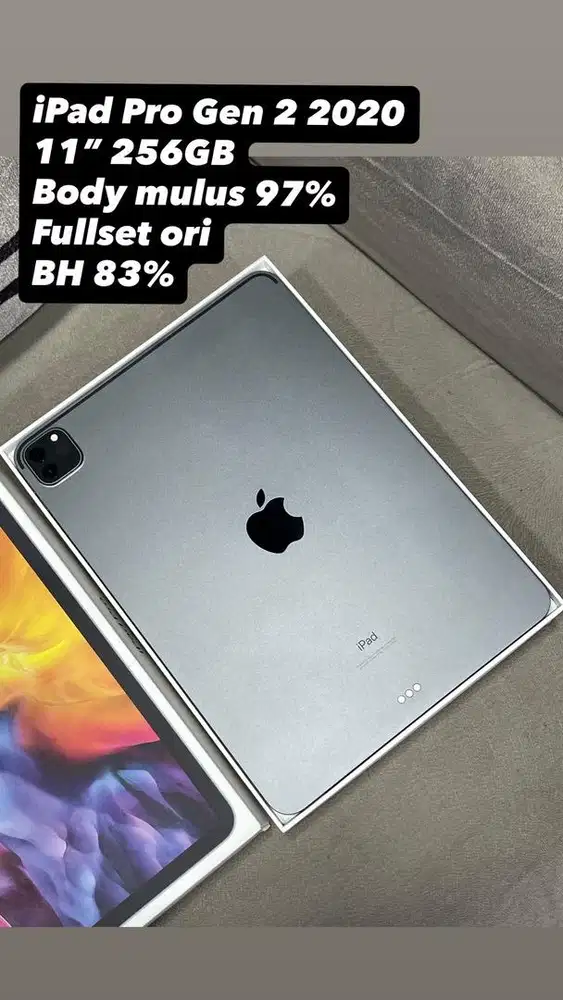 iPad Pro Gen 2 2020 256GB Gray wifi only