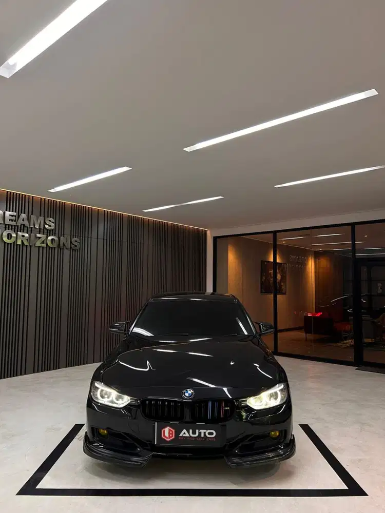 BMW 320i F30 AT 2015 Hitam D1030XHO Km65rb Nik 2014
