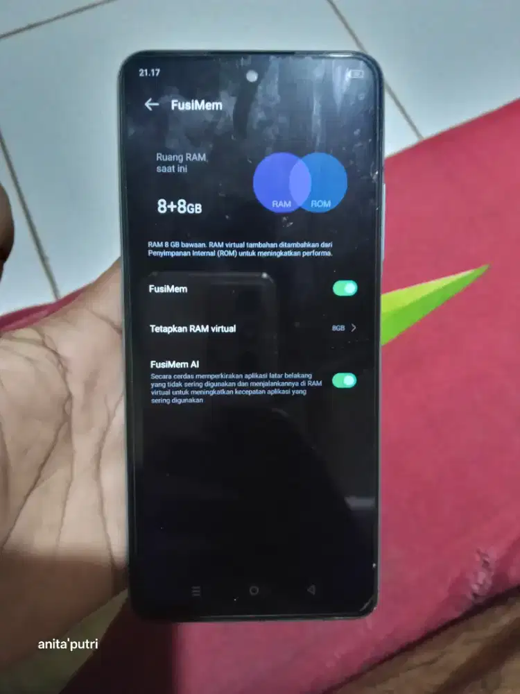 Infinix hot 30  ram 8+8/128