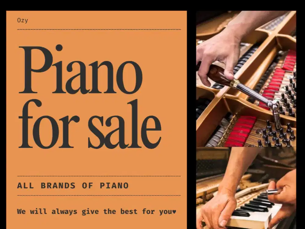 Service and repair piano