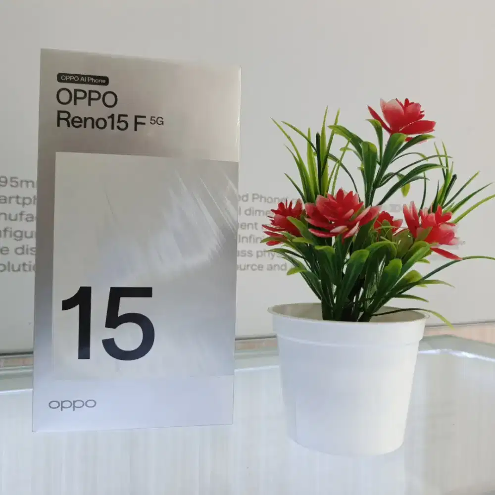 OPPO RENO 15F 5G 12/256GB NEW GARANSI RESMI