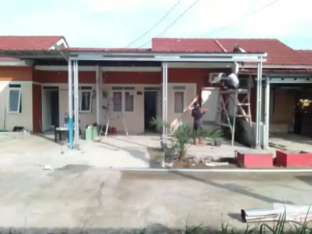 Kanopi bajaringan ganti atap rumah renopasi