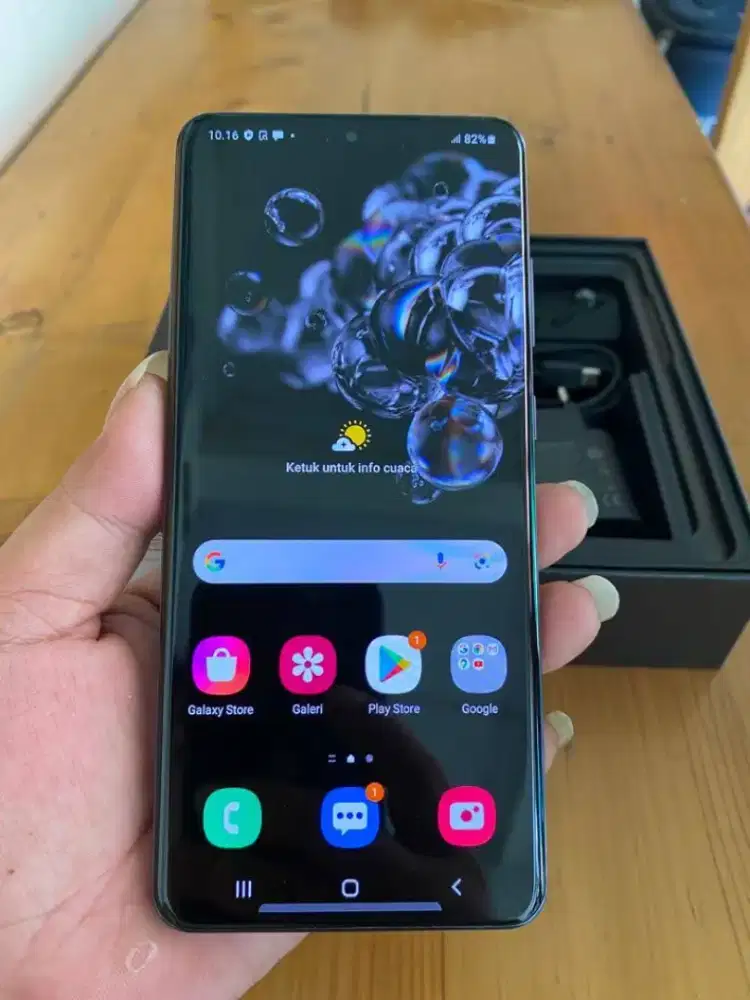 samsung s20 ultra 5G, ram 12/128 Gb, fullset ori lengkap no minus
