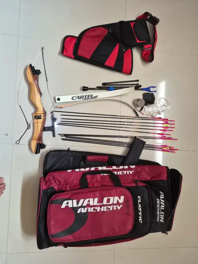 Alat panahan fullset kondisi like new