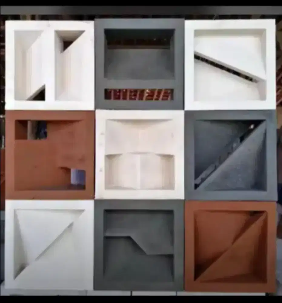 Roster beton berbagai macam motif barang