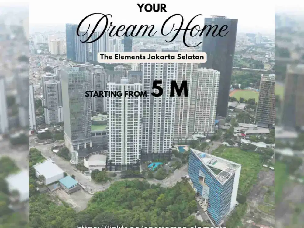 The Elements Apartemen Premium Di Jakarta Selatan Unit Baru Bisa Kpr Furnish