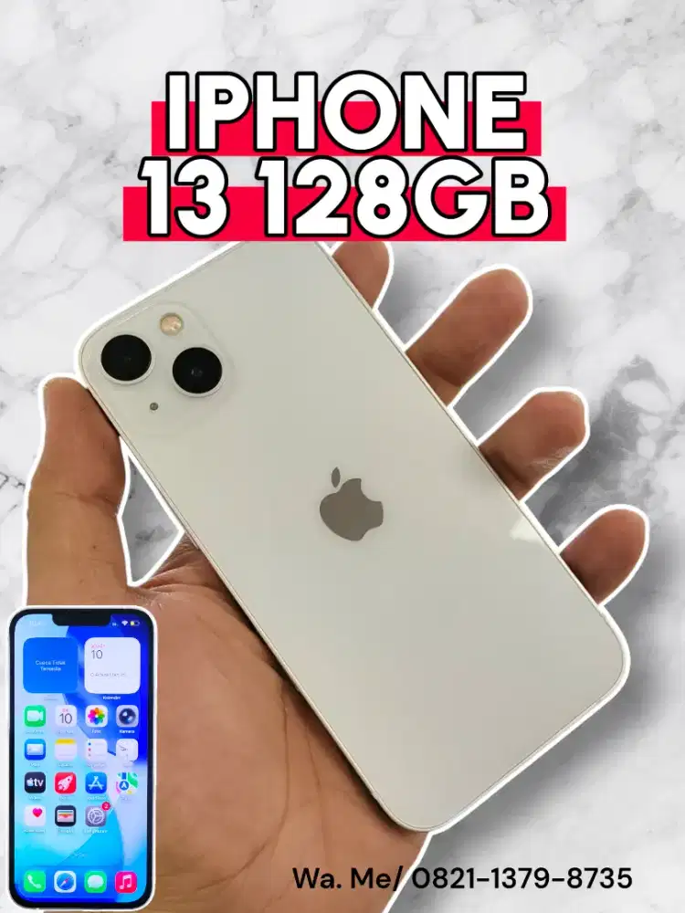Iphone 13 128GB NORMAL MULUS FULLSET ALL SIM SIMLOK