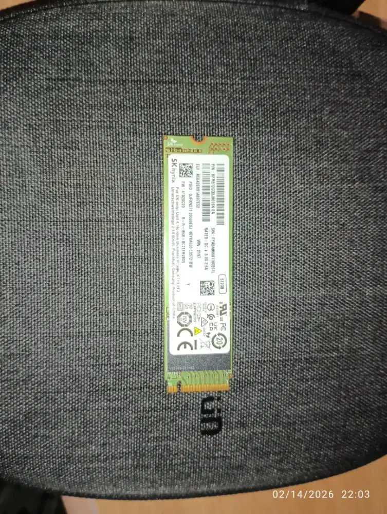 SSD SK Hynix 512GB - BC711