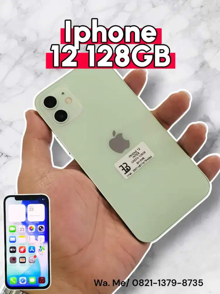 Iphone 12 128GB NORMAL MULUS FULSET ALL SIM