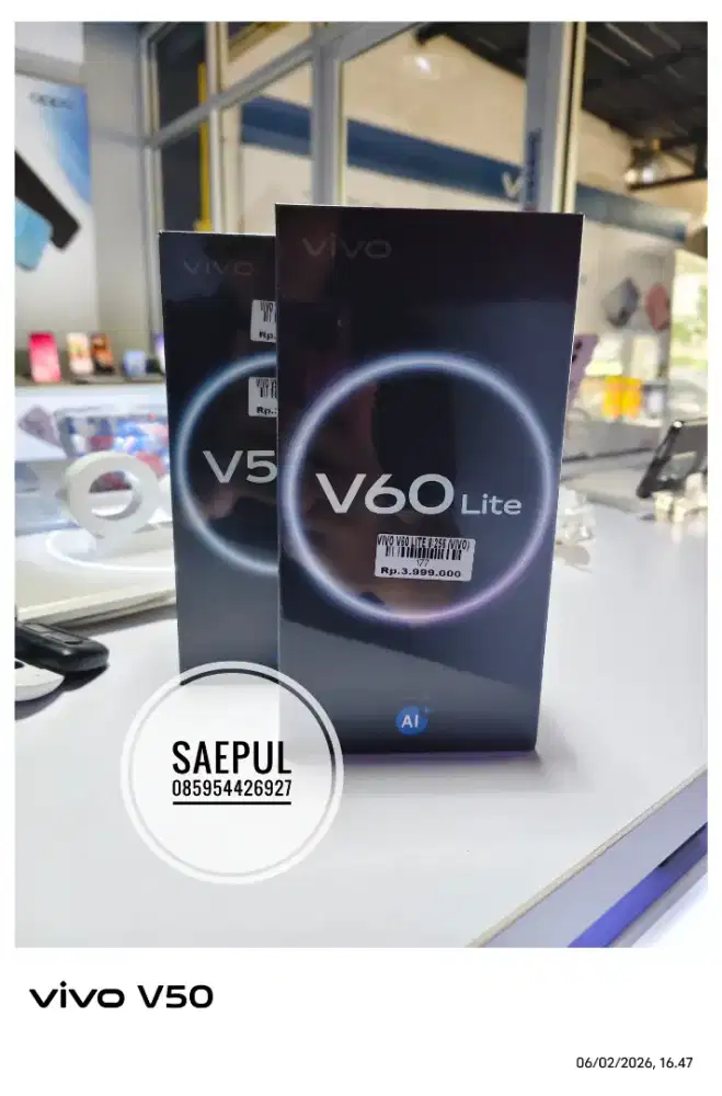 New vivo v60 lite 8/256GB