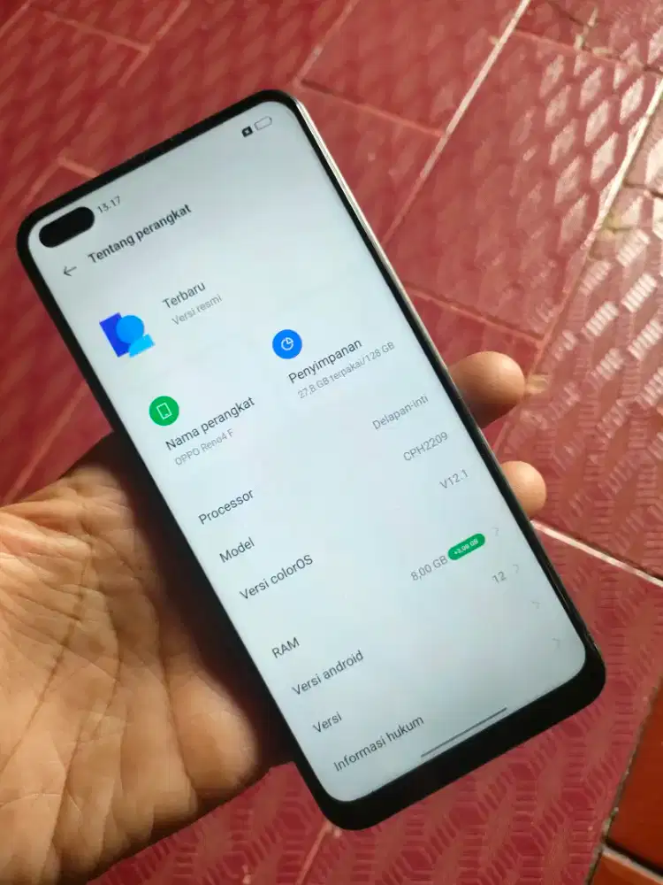 Oppo Reno 4f ram 8/128