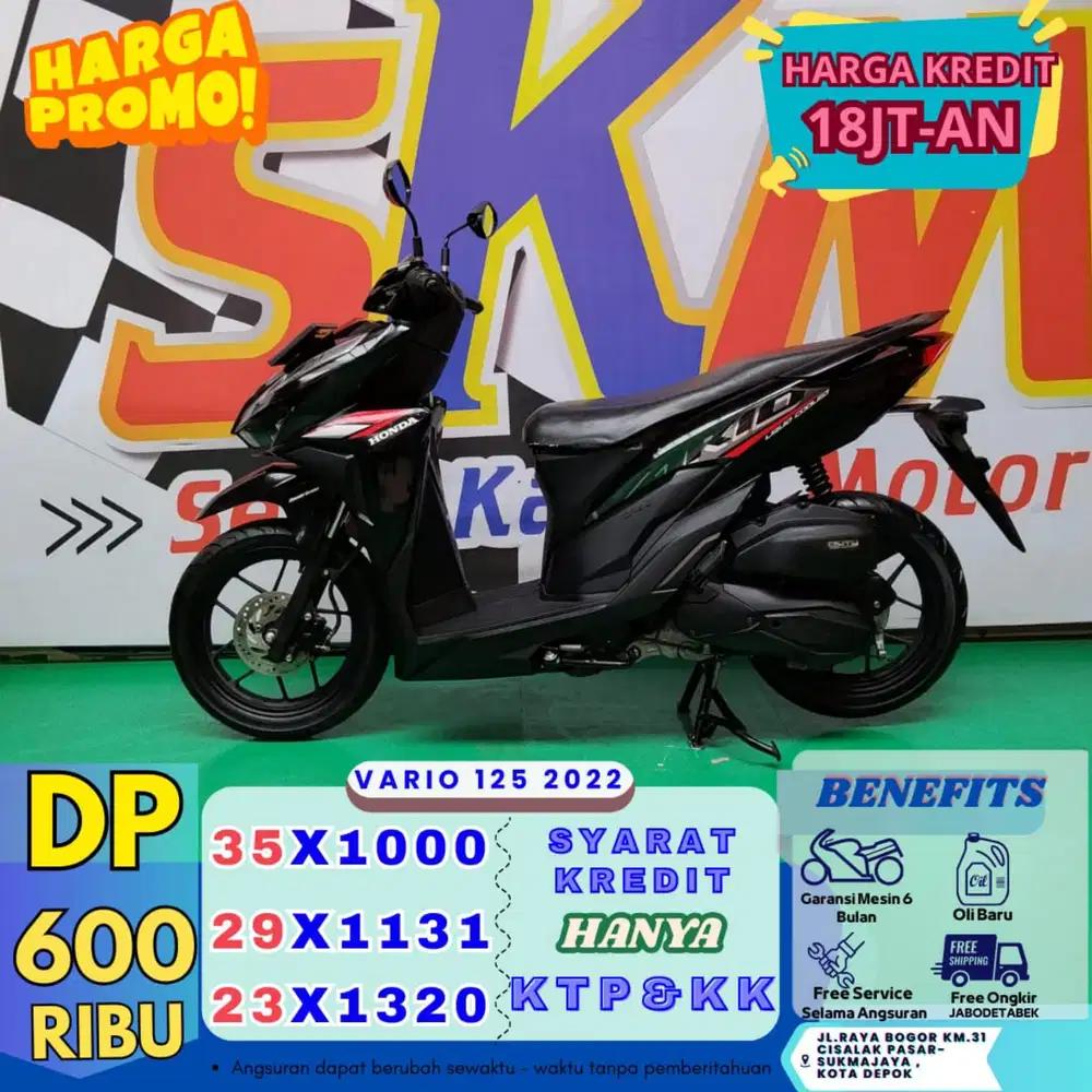 ( gebyar DP:600 vario 125 2022  proses 1hari cash credit