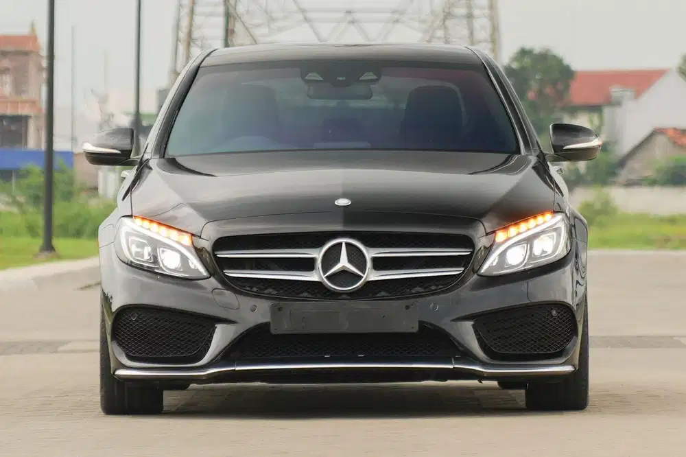 Full Opt! Mercedes Benz C250 AMG 2015 HUD PBD Burmeister! Black 320i