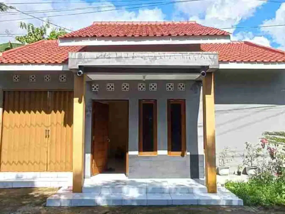 jual cepat BU rumah bangunan baru area godean