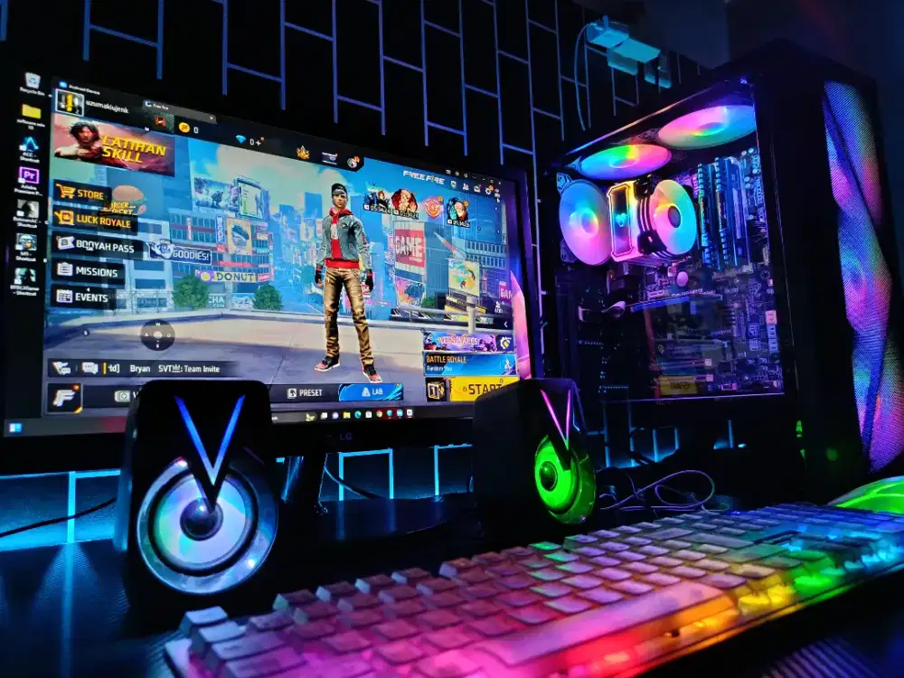 PC GAMING CORE I7 RAM 16GB GAMES BANYAK