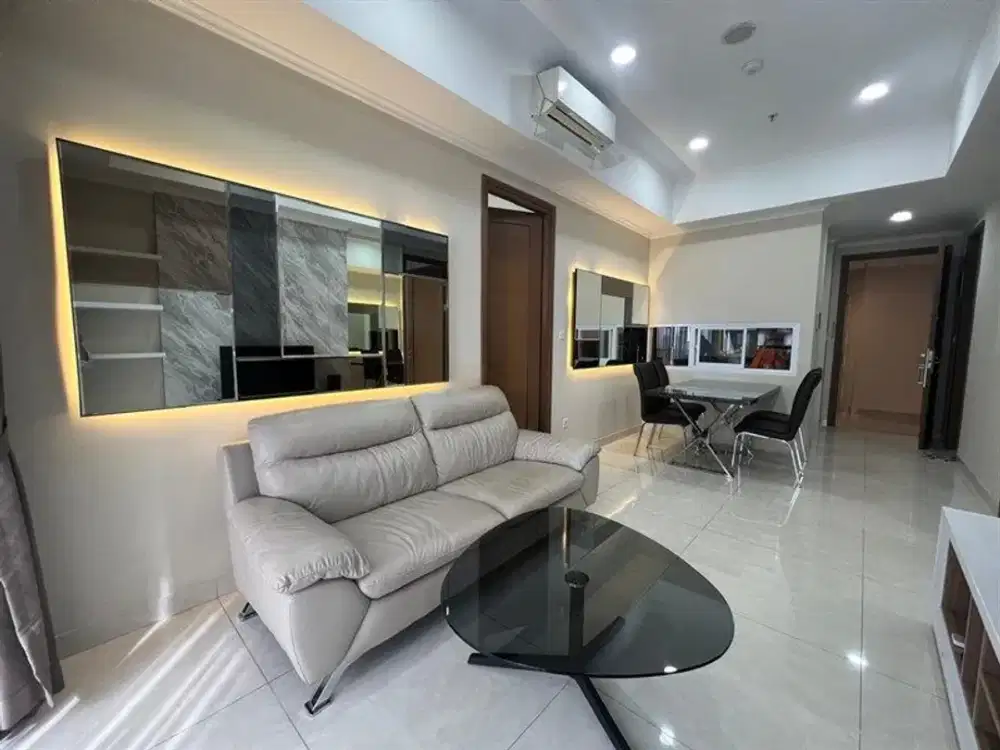 Akses Langsung ke Hublife Sewa Condominium 2BR Furnished Bagus di Taman Anggrek Residence Akses Clubhouse Dekat ke Mall Taman Anggrek, Central Park