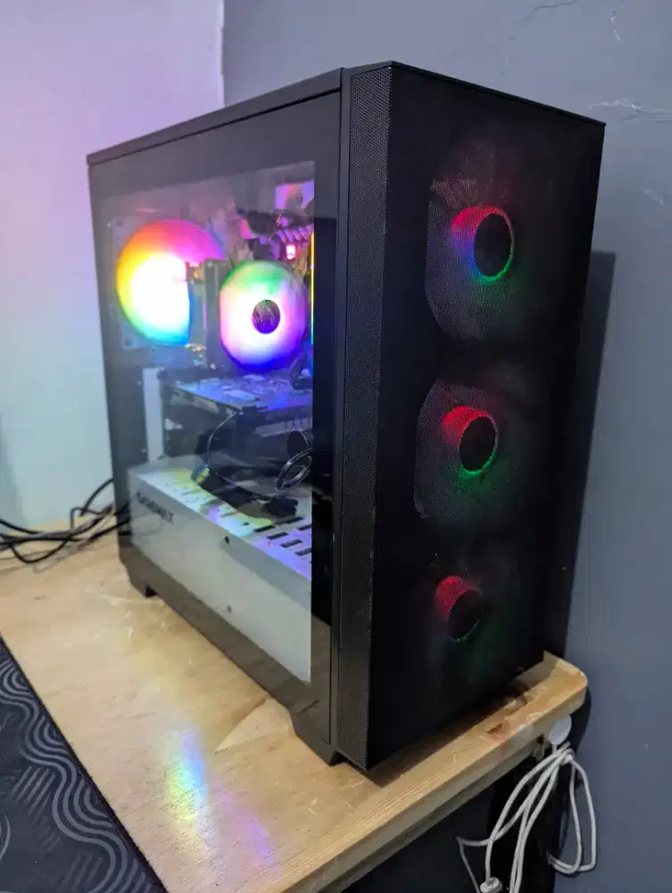 Komputer pc gaming i3 14100 | rx 580 8gb | h610m | ram 16gb |ssd 512gb