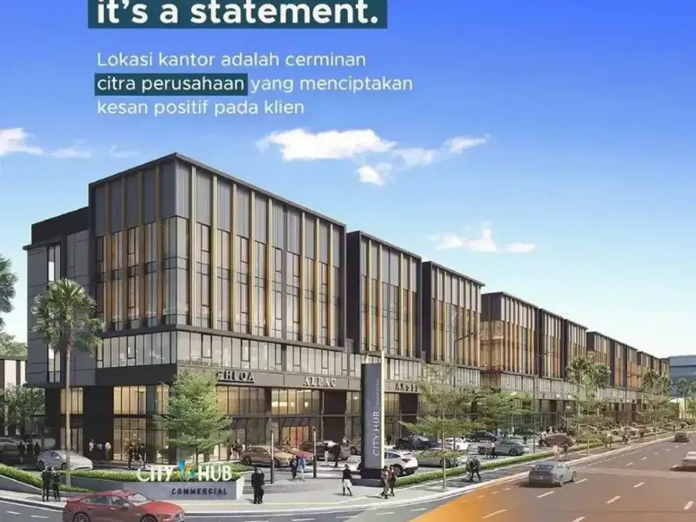 Free ppn & siap huni! Murah banget Ruko City Hub commercial Summarecon serpong menghadap jalan