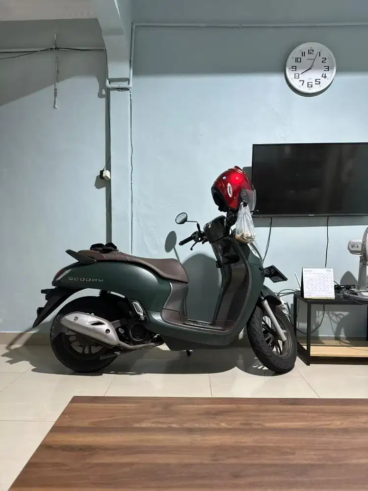 JUAL CEPAT SCOOPY 2023 PRESTIGE HIJAU