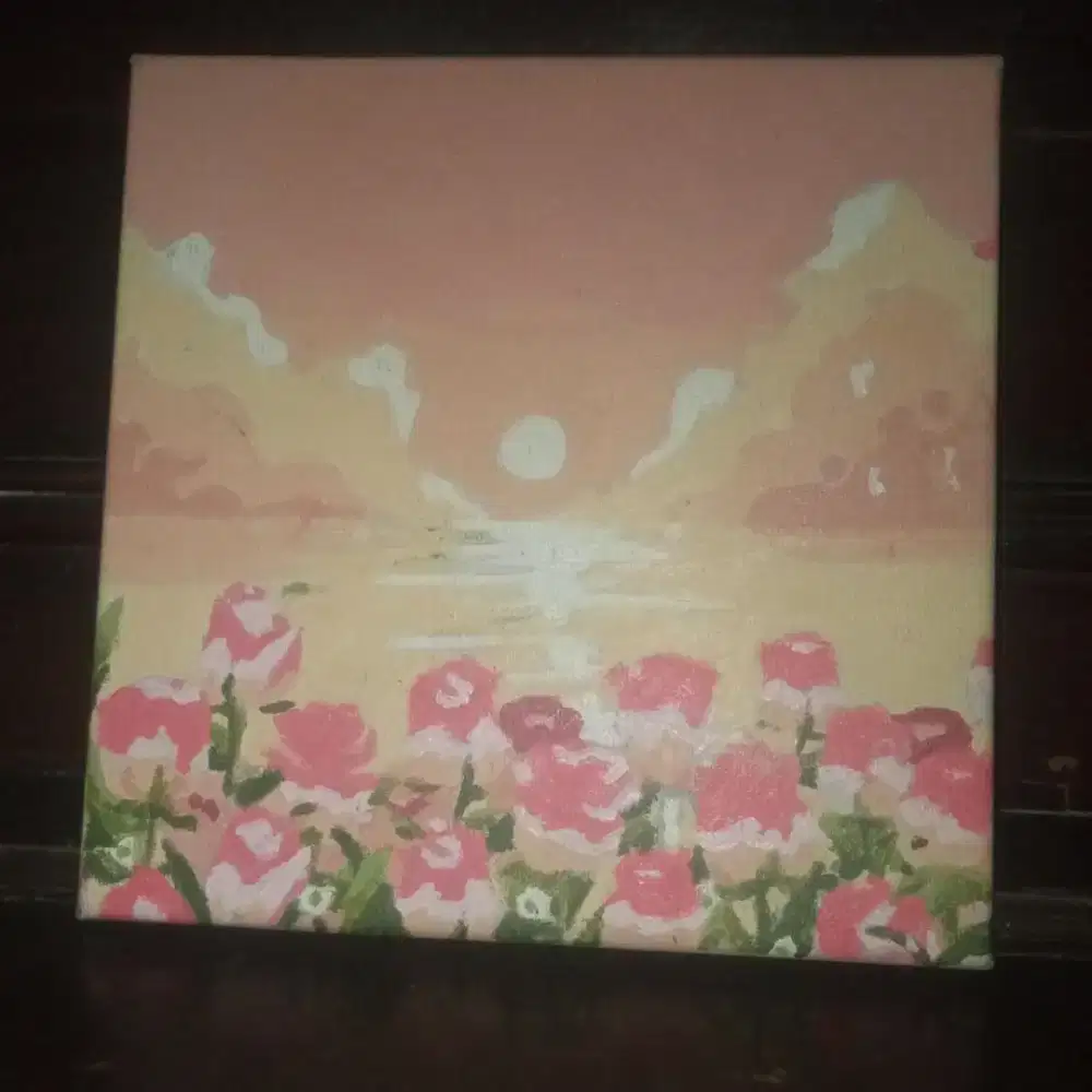 Di jual masih baru lukisan baru di dinding, rumah pemandangan bagus