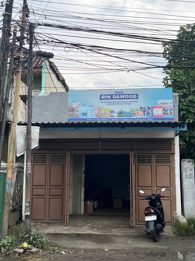 RUKO HADAP JALAN RAYA MAUK KM 10 | RAMAI | AKSES MUDAH