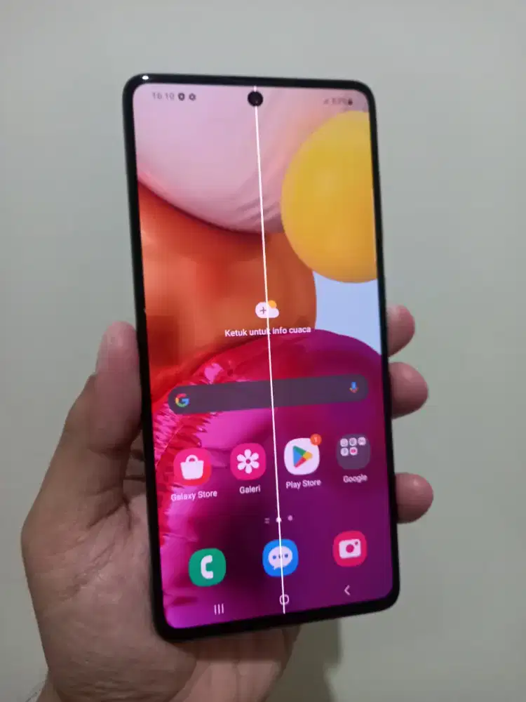 Samsung Galaxy A71 Ram 8/128Gb Batangan minus garis