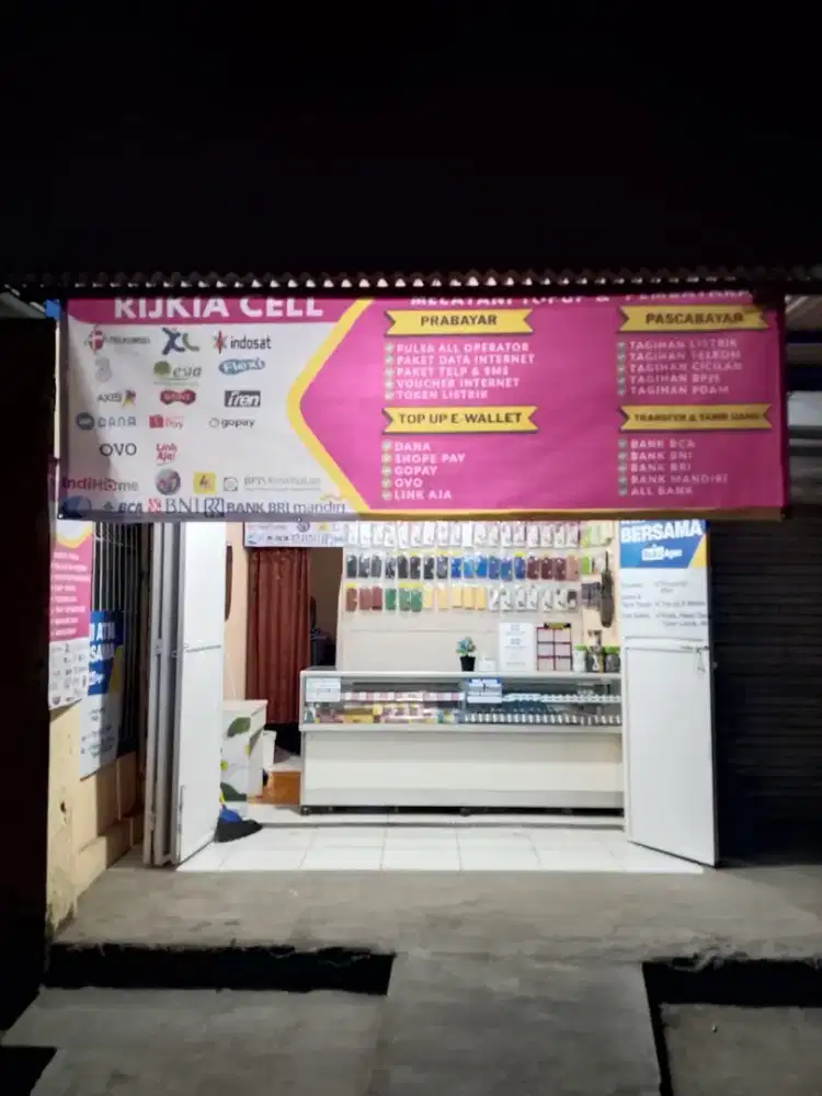 Siapa tau ada yang mau lanjutin usaha sperpat konter, lengkap borongan