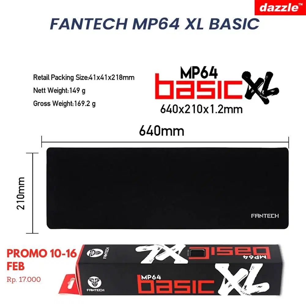 Mousepad Fantech MP64