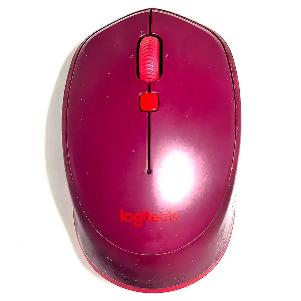 260211L Original Logitech M337 Red Bluetooth Wireless Ergonomic Logi M