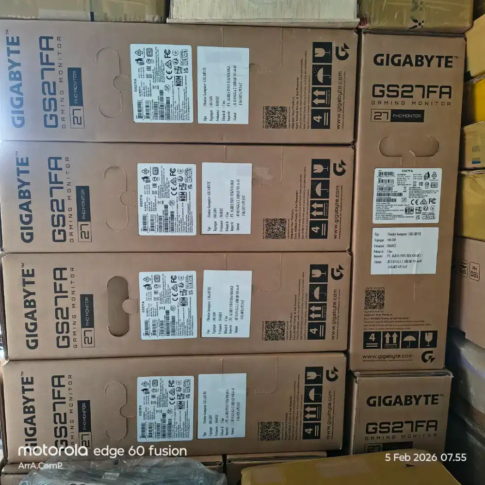 .:: MONITOR GIGABYTE GS27FA 27 1MS 180HZ NEW SEGEL GARANSI RESMI ::.