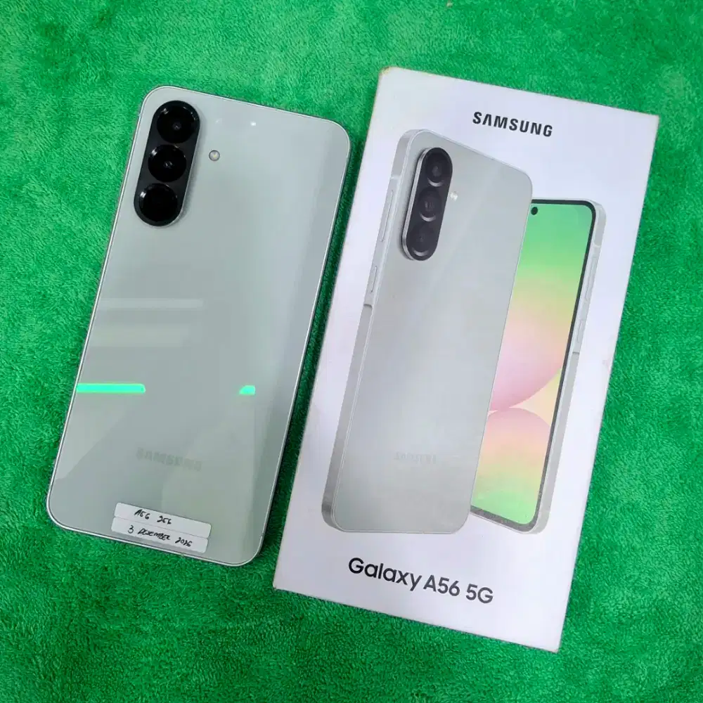 Samsung A56 5g 8/256gb SEIN garansi Desember 2026 Free adapter
