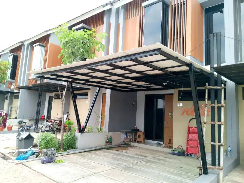 Pasang kanopi pasang atap bajaringan dan pembangunan