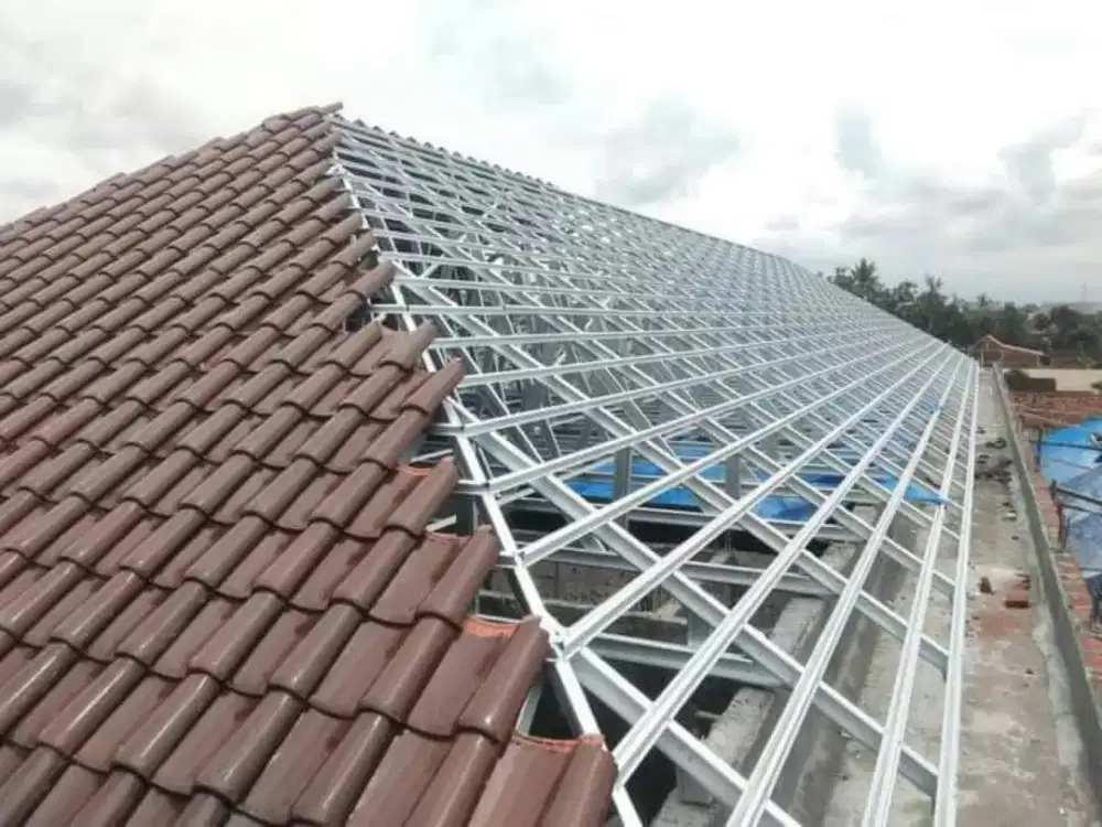 Perbaikan atap lama ganti ke atap bajaringan