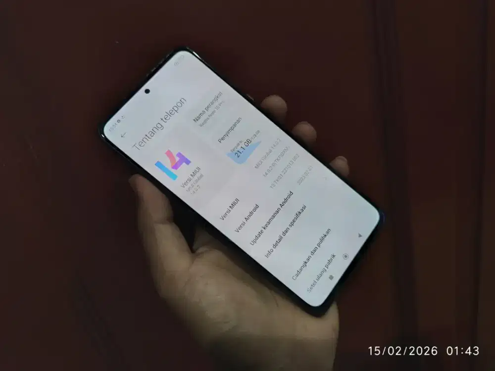 Xiaomi redmi note 10 pro 4G lcd mulus original cabutan