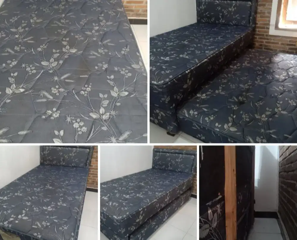 Springbed sorong set kumplit bekas bagus pir aman masih juoz