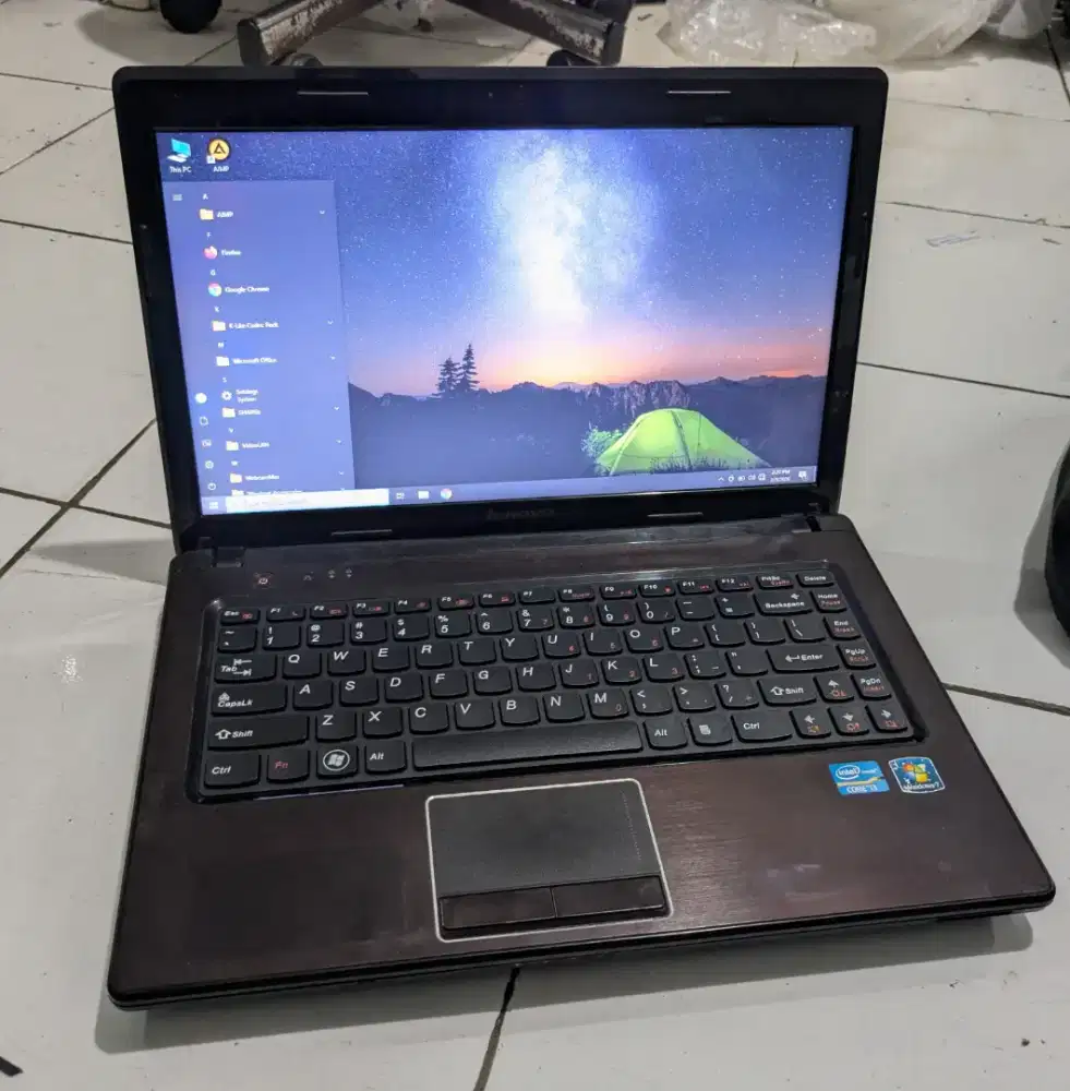 Laptop Lenovo G470 Core I3 Ram 4 Normalan Tinggal Pake