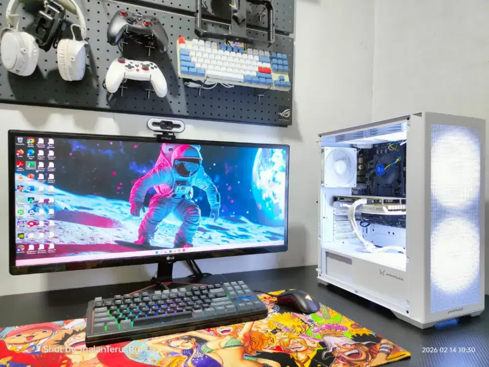 RAKITAN CPU PC RAM 64GB INTEL i5 12400 GEN 12 VGA RTX 4060 8GB WIFI