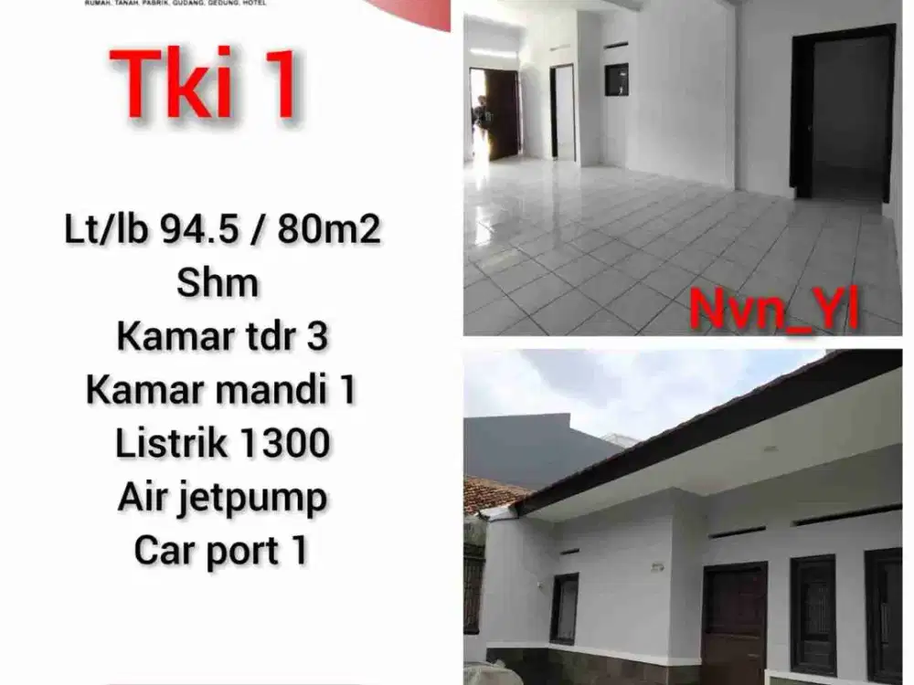 JUAL CEPAT RUMAH TKI 1 SIAP HUNI