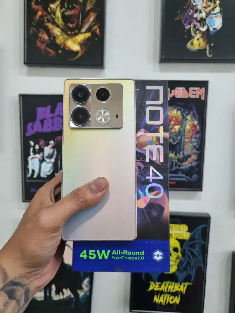 Infinix Note 40 8/256 Fullset Mulus