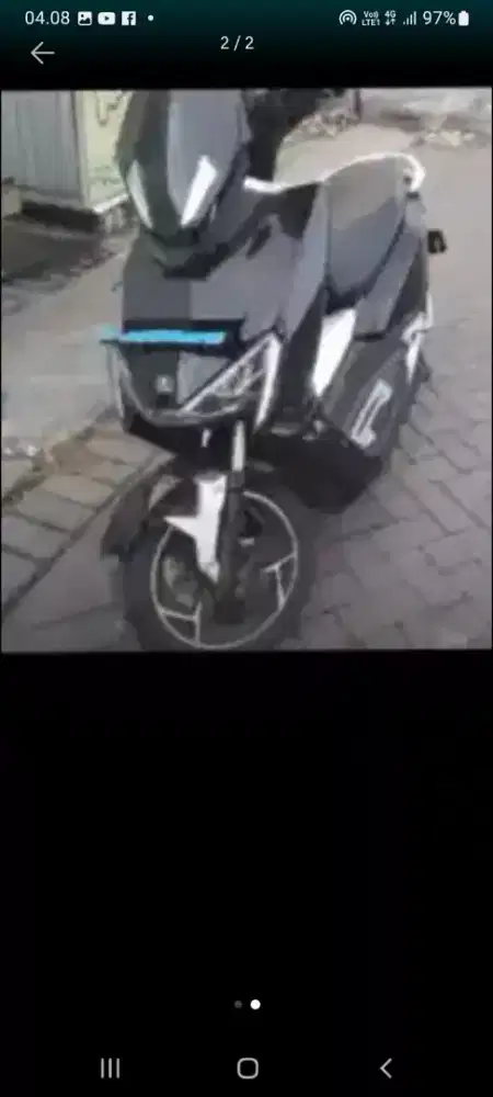 Motor listrik masa  depan baterry LFP jarak tempuh 70KM,  dinamo Bosch