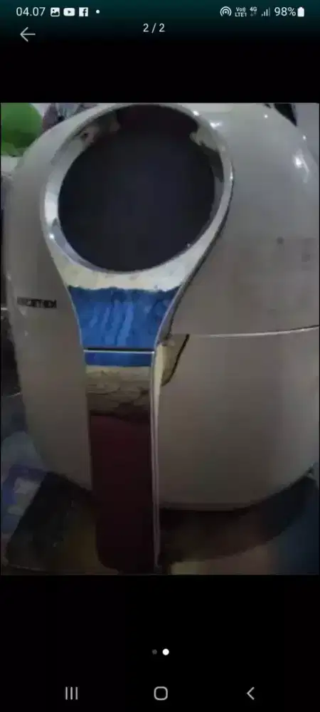 Air frypan alat penggorengan tanpa lemak tanpa minyak