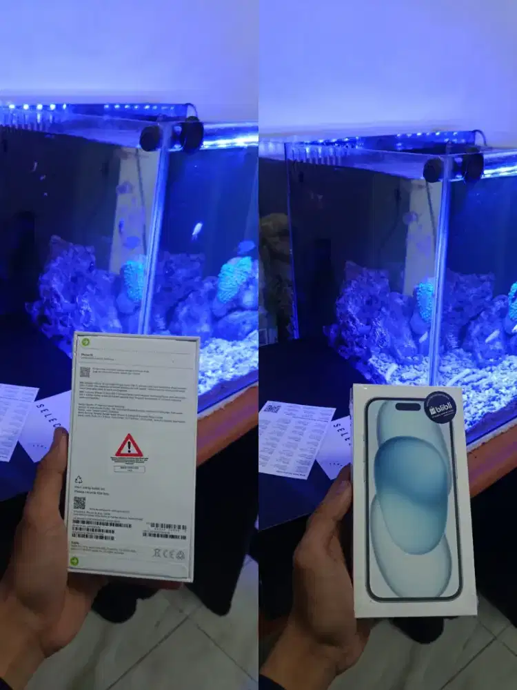 ip 15 blue 128 new segel