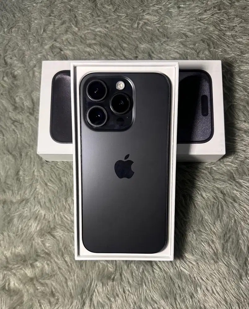 Iphone 15 Pro 128GB BH 93% orian Ex ibox Fullset Mulus Pemakaian!