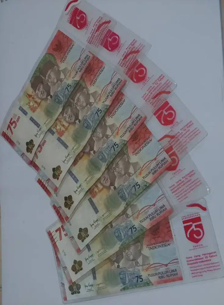 Uang 75ribu baru 75.000