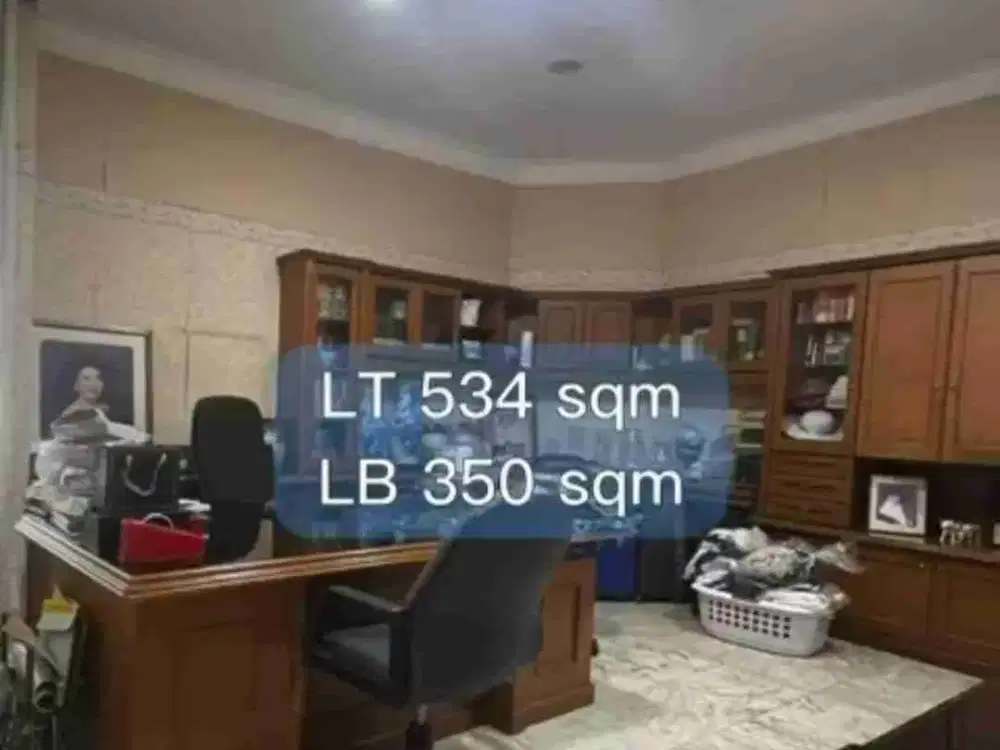 rumah 2 lantai Mega Kuningan, komplek Menteri. Area Elite dekat Rasuna Said Kuningan, Sudirman & Gatot Subroto