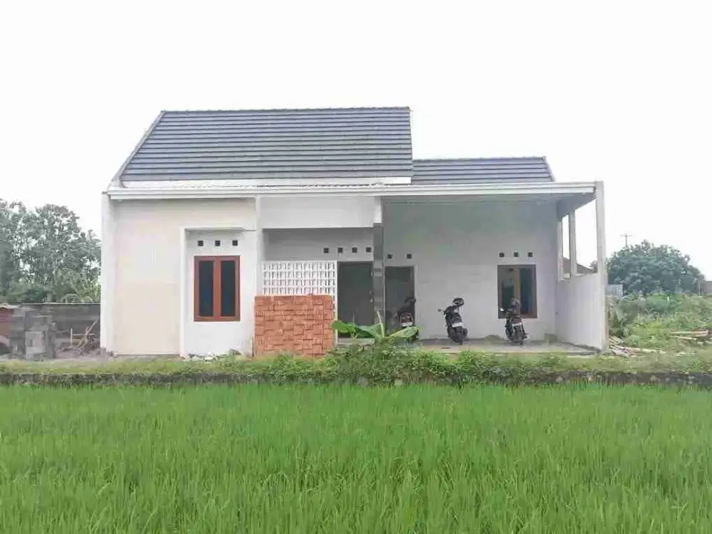 Rumah Baru View Persawahan Dekat Jalan Raya Godean Km 9 Sleman Yogyakarta