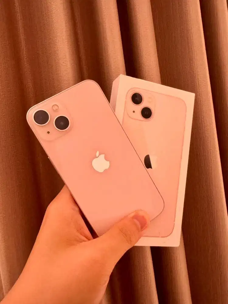 (PERFECT IBOX) Iphone 13 Pink 128Gb + Bonus Case Mahal