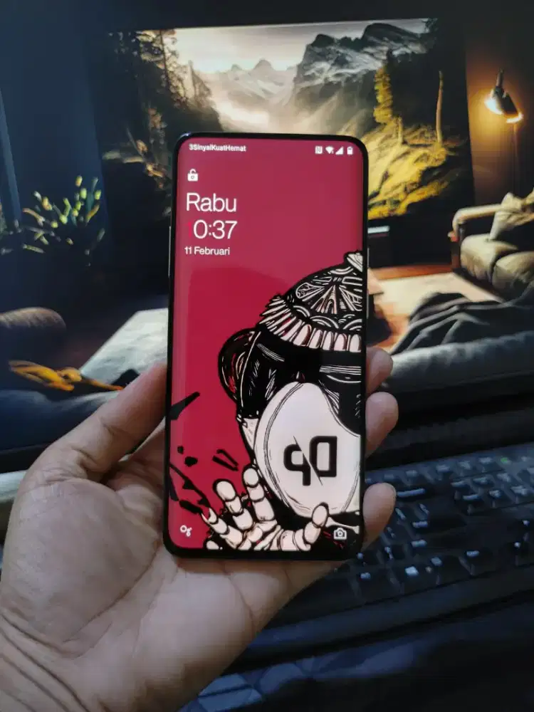 Oneplus 7 pro limited edition (warna langka white almond ) 8/256 TT/BT